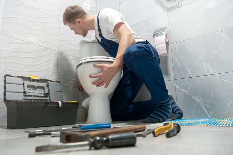 Basement Toilet Installation