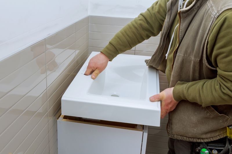 Double Basin Sink Installation