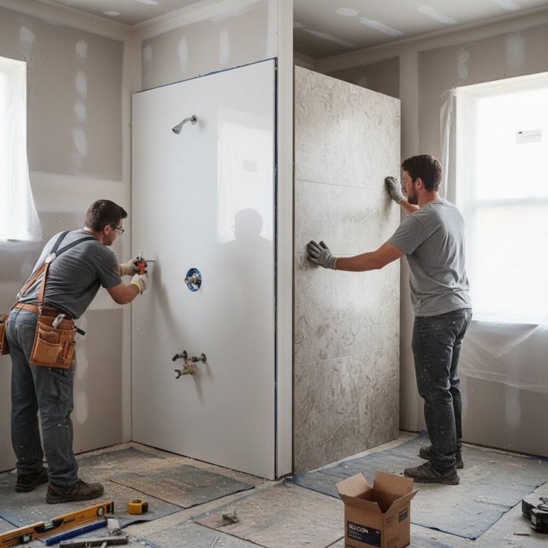 Shower Drain Installation detail