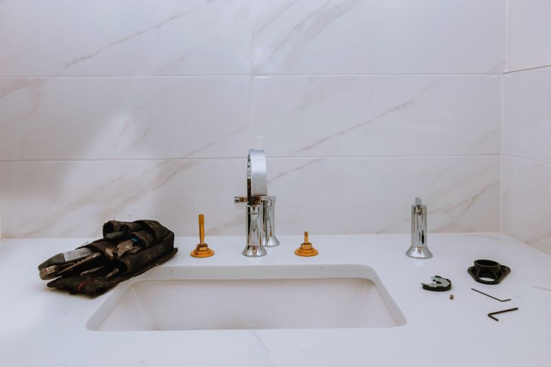 Pedestal Sink Installation